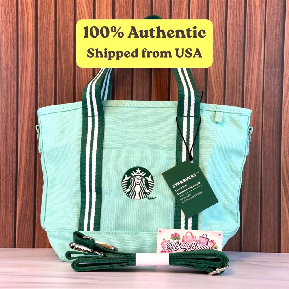 Authentic Starbucks Road Trip Collection Canvas Tote Bag